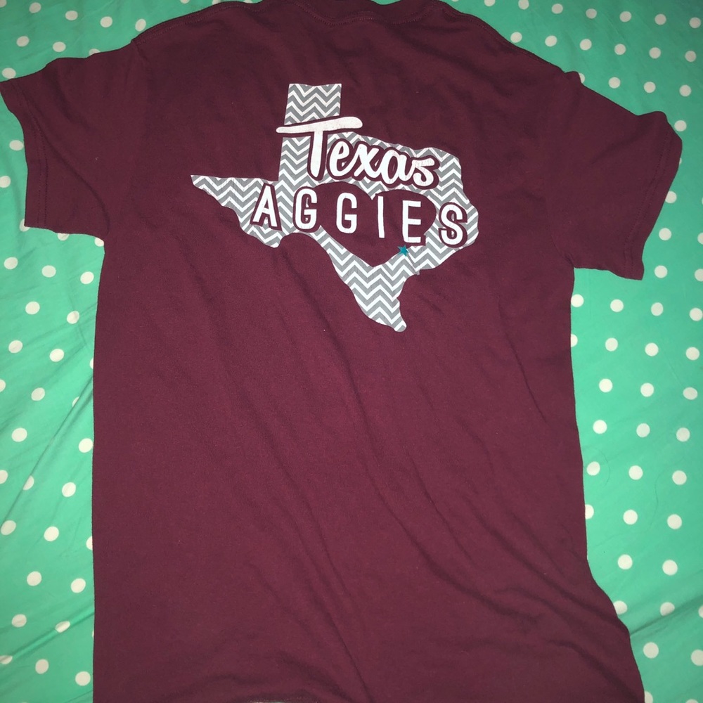 cute Texas a&m aggies maroon t shirt